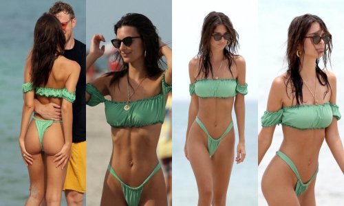 Tko bi mu zamjerio: Suprug slavne brinete nije skidao ruke s njezinih zanosnih oblina