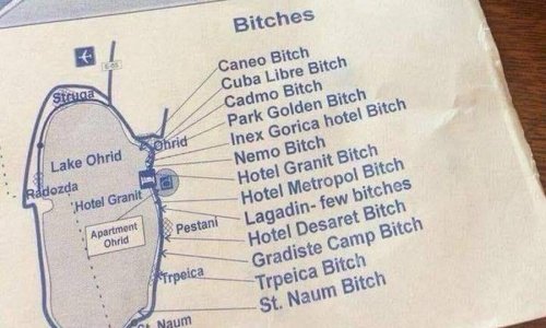 Urnebesan prijevod: Umjesto plaža, Ohridsko jezero prepuno je - kuja