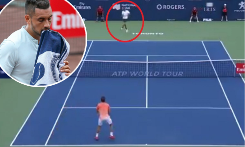 Je li ovo najjači forhend koji ste ikad vidjeli na teniskom terenu?