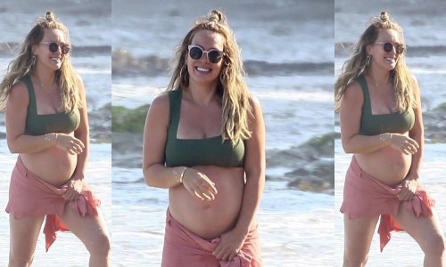 Slavna trudnica naglasila trbuščić u trendi bikiniju