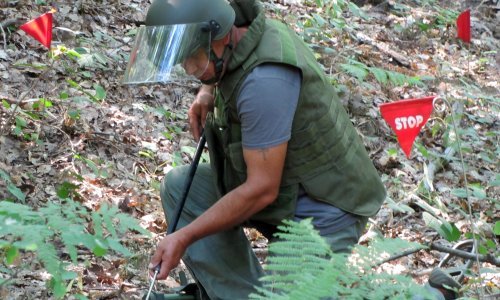 Pogledajte kako izgleda rad pirotehničara u jednom od najopasnijih minskih polja u Hrvatskoj