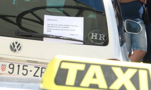 [VIDEO] U Splitu kaos zbog sukoba taksista i uberovaca