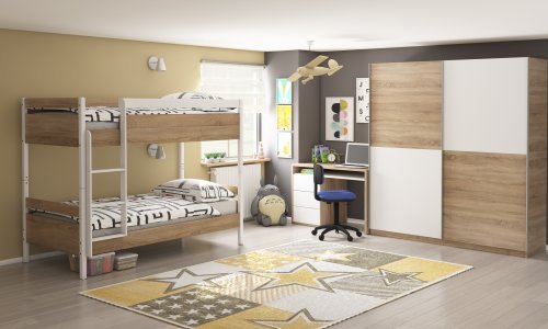 Pametna organizacija: Napravite idealnu zajedničku sobu za djevojčicu i dječaka