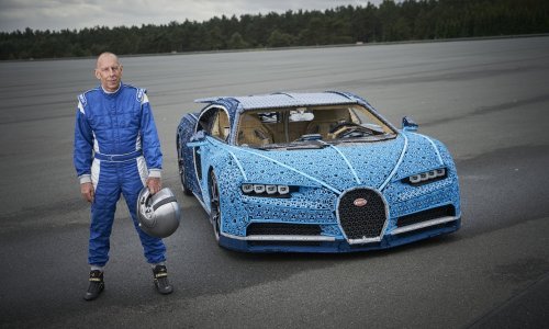 Ovaj Bugatti Chiron u cijelosti je izrađen od Lego kockica i može ga se voziti