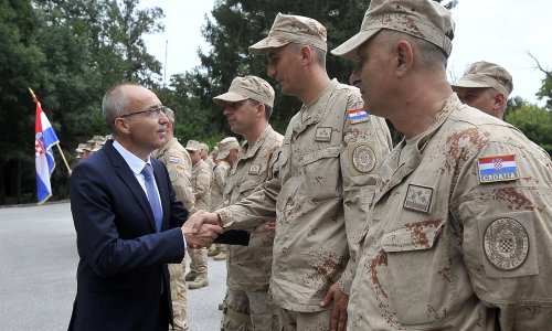 Nova skupina hrvatskih vojnika ispraćena u Afganistan