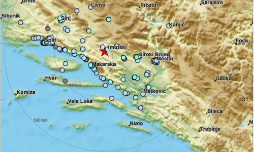 Snažan potres prestrašio Dalmatinsku zagoru i primorje