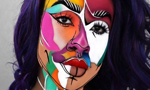 Talentirana vizažistica svoje lice pretvara u slikarsko platno