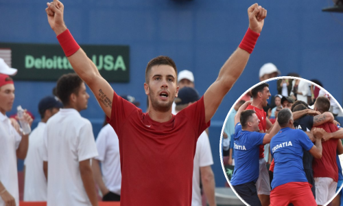 Fenomenalni Borna Ćorić poslije epske bitke odveo Hrvatsku u finale Davis Cupa