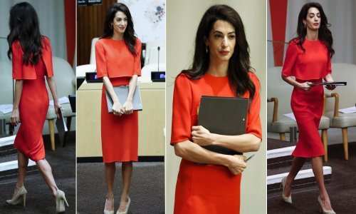 Amal Clooney je poslovnu eleganciju izbrusila do savršenstva
