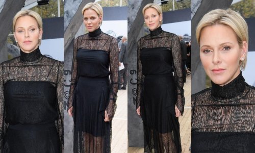 Monegaška princeza u crnini plijenila poglede na glamuroznoj reviji