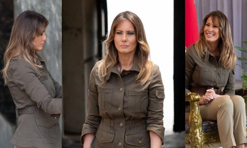 I to smo dočekali: Skupocjenu obuću Melania Trump zamijenila Zarinim cipelama od 300 kuna