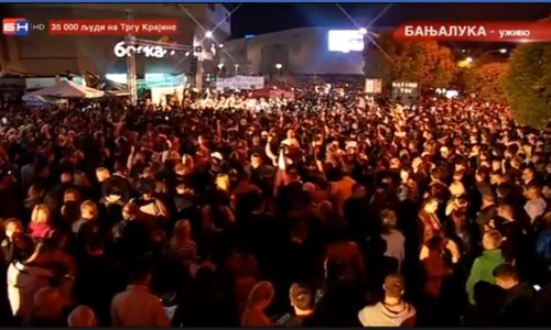 U Banjoj Luci najmasovniji prosvjedi protiv Dodika, okrivljuju ga za smrt mladića Davida Dragičevića