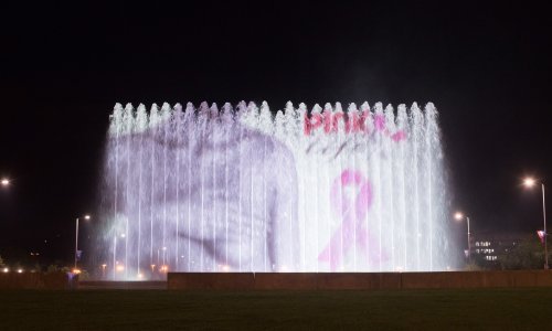 I ove godine zagrebačke fontane bit će osvjetljenje ružičastom bojom povodom borbe protiv raka dojke