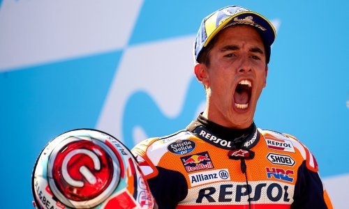 Marc Marquez skoro stradao proslavljajući sedmi naslov svjetskog MotoGP prvaka