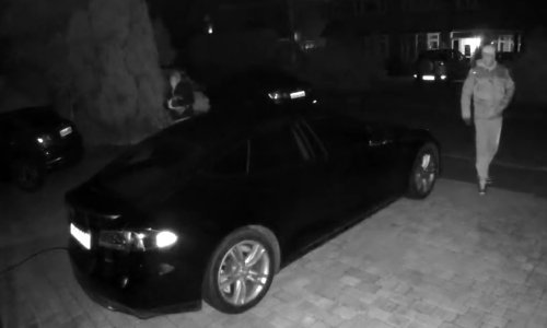 Pogledajte kako su se lopovi namučili s krađom Tesle