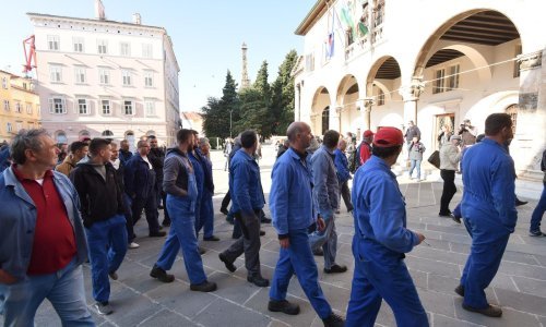 Radnici Uljanika u štrajku, dopušten rad kooperantima na kruzeru