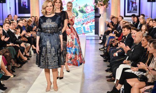 Jadranka Sloković sjajno se snašla u ulozi modela na modnoj pisti