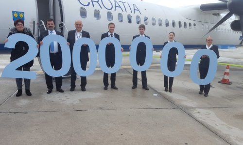 U Split sletjela 2-milijunita putnica Croatia Airlinesa ove godine