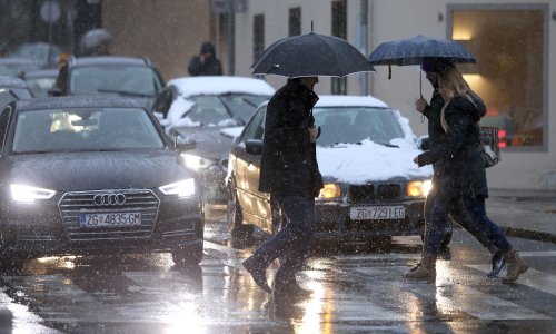Oblačno s kišom i snijegom, već u petak velika promjena vremena