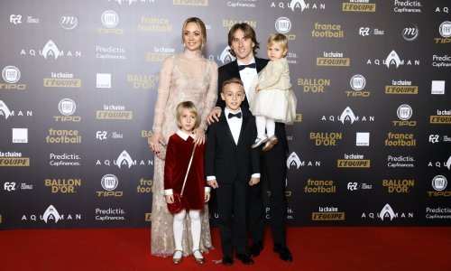 Ponosni Luka Modrić na dodjelu Zlatne lopte stigao s cijelom obitelji