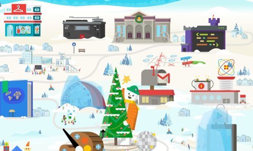 Google nam je i ove godine priredio šareni digitalni doček Djeda Božićnjaka