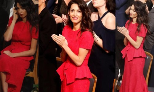 Amal zabljesnula na dodjeli Nobelove nagrade u kompletu vrijednom 15 tisuća kuna