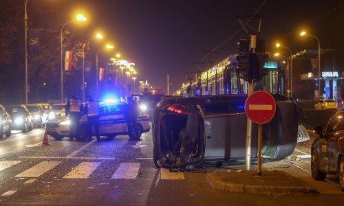 Sudar autobusa i automobila u središtu Zagreba