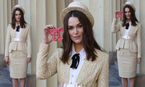 Keira Knightley primajući britansko odličje ostala vjerna omiljenom modnom brendu