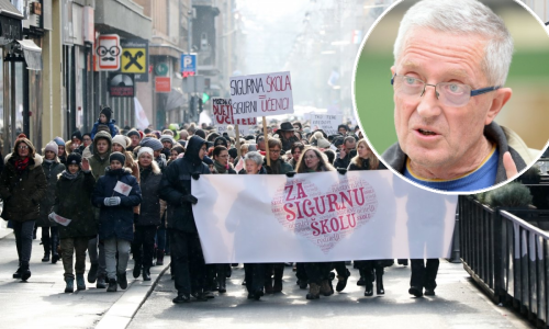 Na tisuće prosvjednika marširalo Zagrebom, stigao i Franjo Dragičević: Škole su postale bojišnice devijantnih učenika