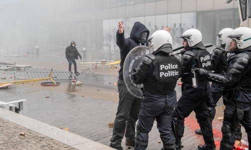 U Bruxellesu žestoki prosvjed protiv Marakeškog sporazuma, Papa ga podupire