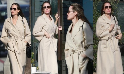 Angelina Jolie skupocjenim kaputom pokušala sakriti krhku figuru