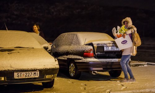 Zbog snijega otkazana nastava u Imotskoj i Cetinskoj krajini