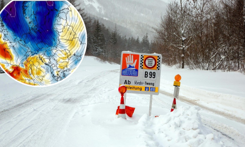 Polarni zrak prodire duboko na europsko kopno, stiže do metar i pol novog snijega