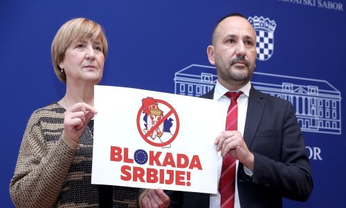 Zekanović i Tomašić traže blokadu pregovora Srbije s EU