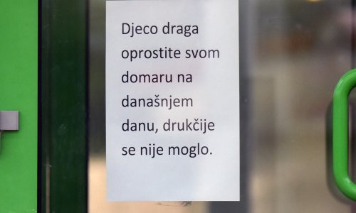Drama u Šibeniku: Domar se jutros zaključao u školu i nikog nije puštao unutra
