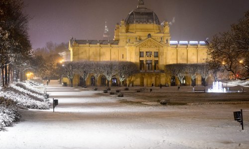 Bijeli prekrivač prekrio veći dio kopnene Hrvatske