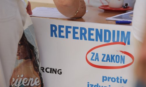 Saborska oporba: Vlada se boji referenduma