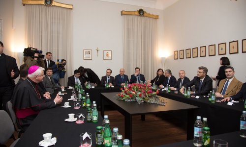 Biskup Uzinić i premijer Plenković o projektima Dubrovačke biskupije