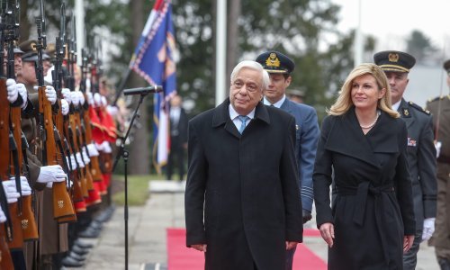 Grčki predsjednik Grabar - Kitarović: Znate vrlo dobro da će Grčka uvijek biti na vašoj strani