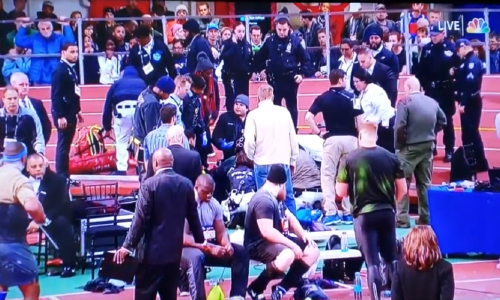 Dramatične scene na mitingu u New Yorku; atletičaru spašavali život