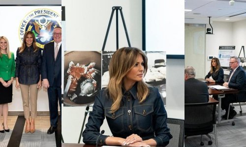 Melania Trump u traper košulji kakvu je već prošetala Victoria Beckham