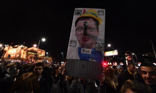 U Beogradu nastavljeni prosvjedi protiv vlasti Aleksandra Vučića