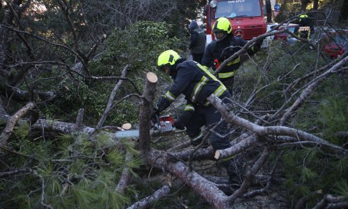 Unatoč jakoj buri u Istri nema većih šteta