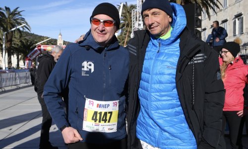 Borut Pahor trčao na splitskom polumaratonu 21 kilometar, gradonačelnik Opara odradio 5