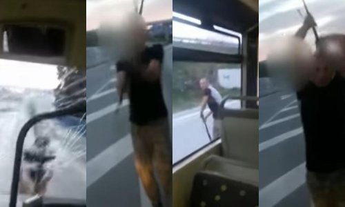 Pomahnitali muškarac razbijao prozor po prozor autobusa kraj Splita; putnici u šoku