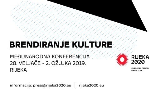 Predstavljen program međunarodne konferencije 'Brendiranje kulture'