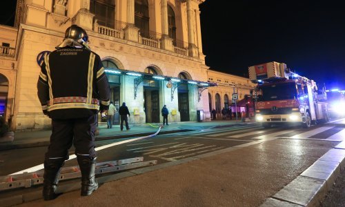 Požar na zagrebačkom Glavnom kolodvoru, zapalila se garderoba