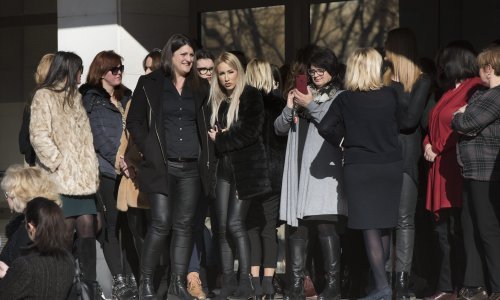 Štrajk na splitskom sudu: 'Radimo za 3000 kuna, nismo uhljebi i neradnici!'