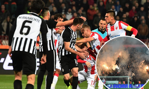 Derbi Zvezde i Partizana opet se neće pamtiti po nogometu; nije moglo ni bez Vukovara i ratnog zločinca
