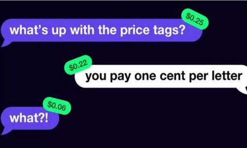 Što kada bi se slanje poruka naplaćivalo po znaku? Evo kako je taj eksperiment prošao